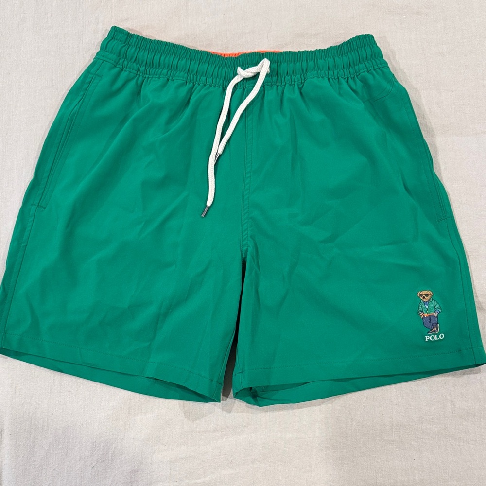 Polo by Ralph Lauren Men's Green Swim Trunks